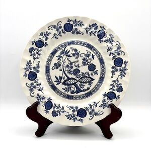 Vintage Myott Meakin 1982 Blue Onion Dinner Plate /Dish
